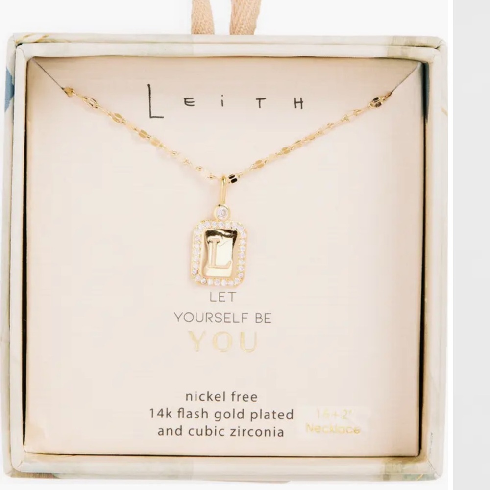 Leith 14k Gold Plated Necklace with Cubic Zirconia